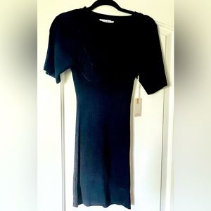 Good American Plaited Rib Minidress